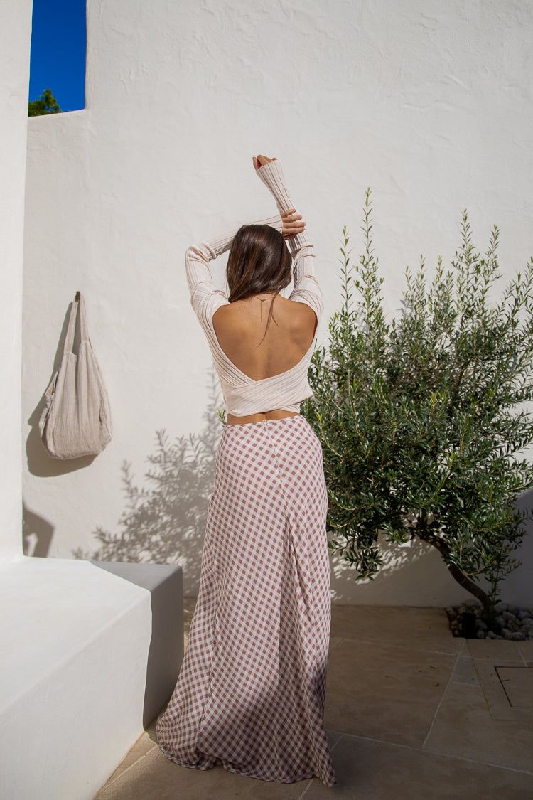 VRG GRL Dancing Muse Knit Ballet Wrap // Baby Pink sold by Verge Girl product image thumbnail 4