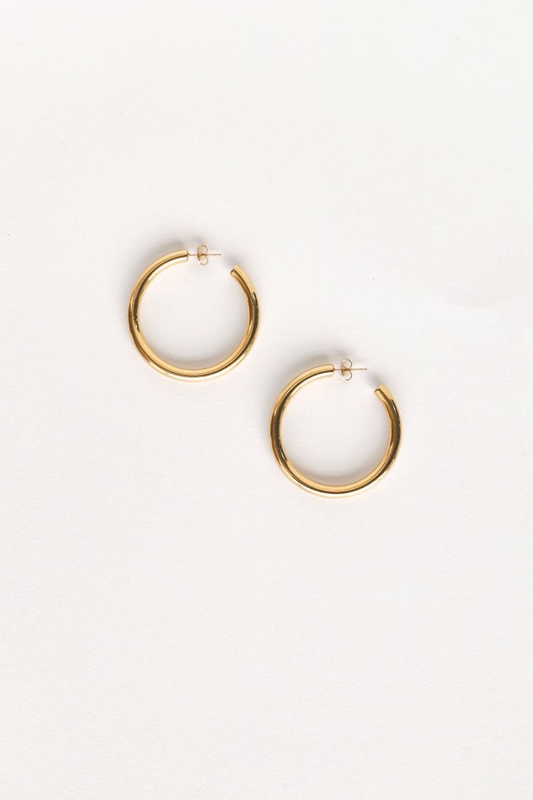 Love Valley Hoops // Gold sold by Verge Girl product image thumbnail 2