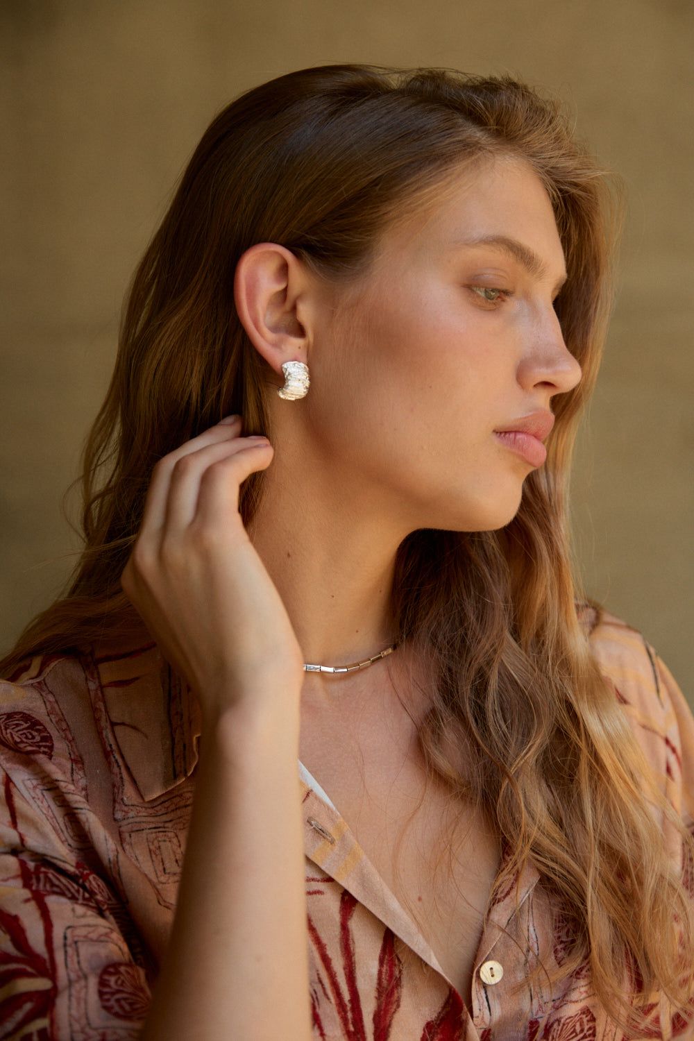 Lucia Earrings Silver sold by Verge Girl