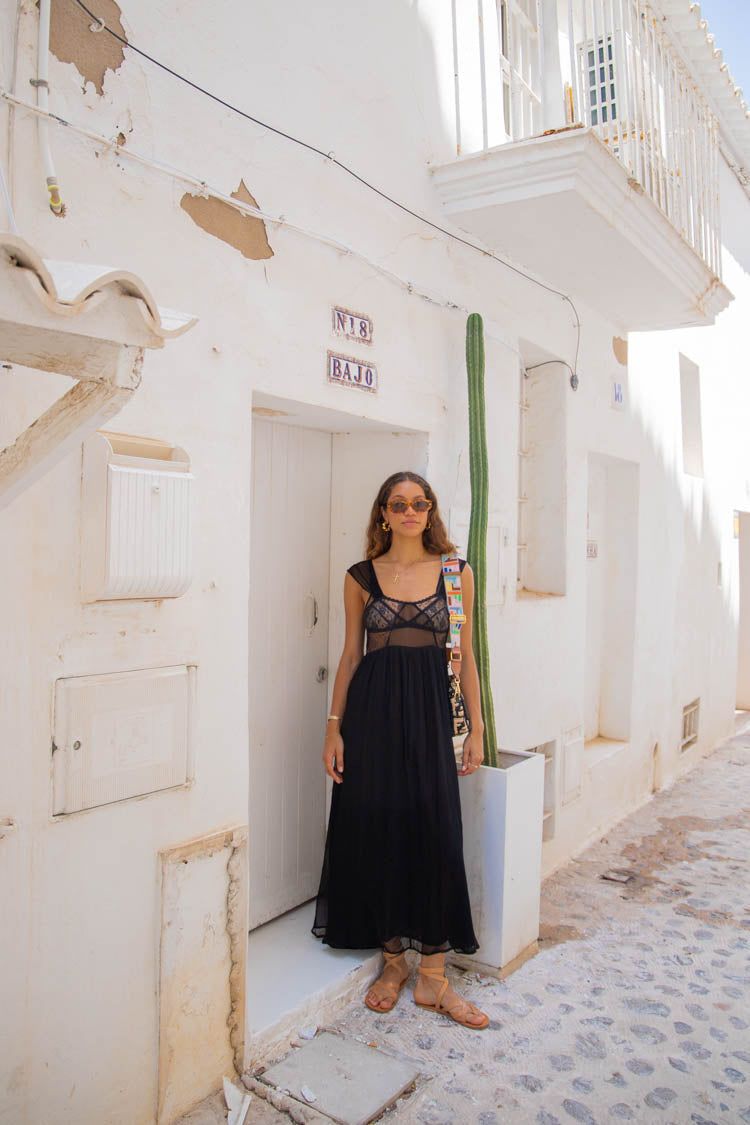 Back To Paris Midi Dress Black sold by Verge Girl product image thumbnail 4