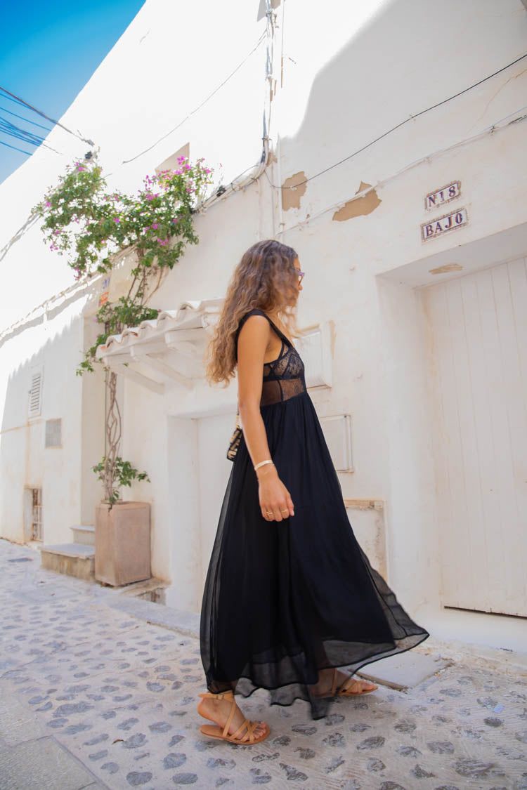 Back To Paris Midi Dress Black sold by Verge Girl product image thumbnail 2
