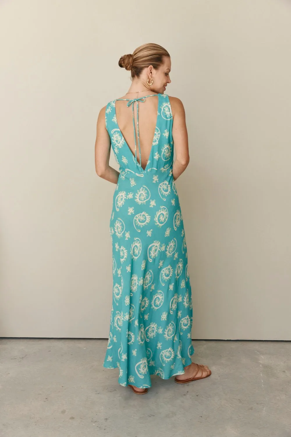 Monette Bias Cut Maxi Dress Grandiflora sold by Verge Girl product image thumbnail 2