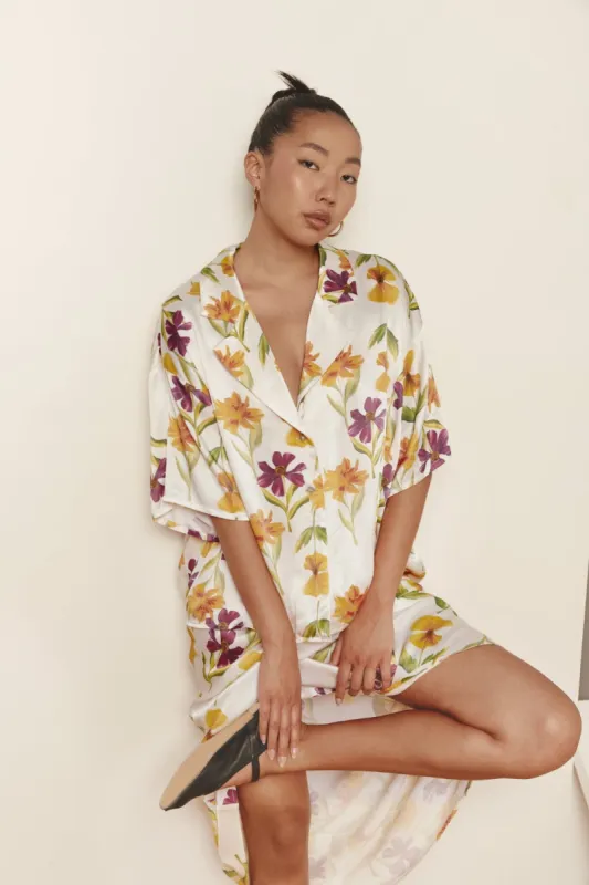 Emilia Shirt Flora sold by Verge Girl