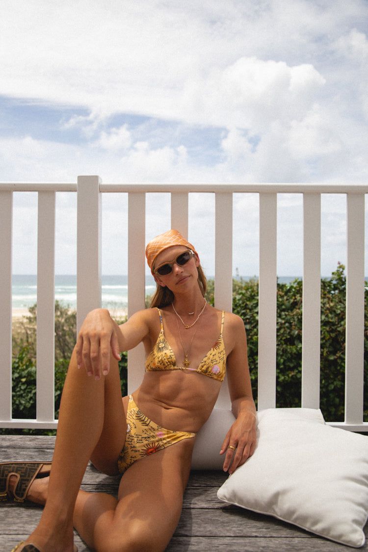 Italian Soiree Bikini Bottom Yellow sold by Verge Girl product image thumbnail 2