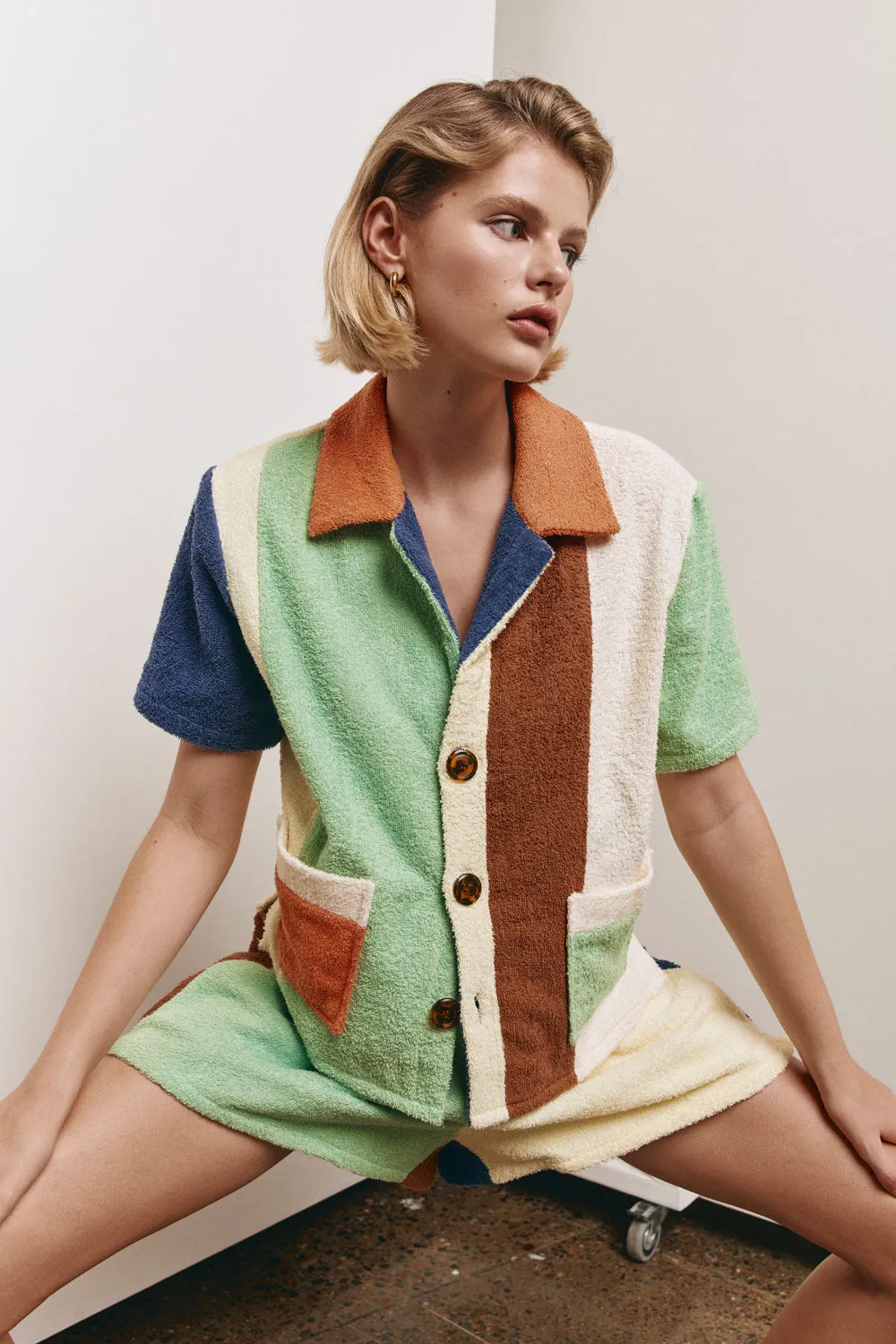 Esme Shirt Splice sold by Verge Girl