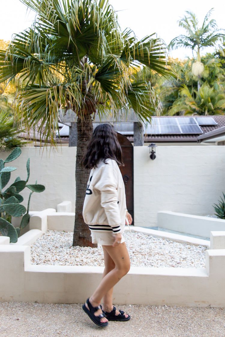 New York Bomber Jacket Cream sold by Verge Girl product image thumbnail 5