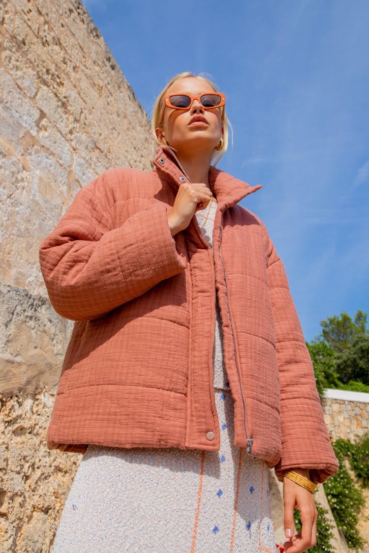 Luminare Jacket Terracotta sold by Verge Girl product image thumbnail 3
