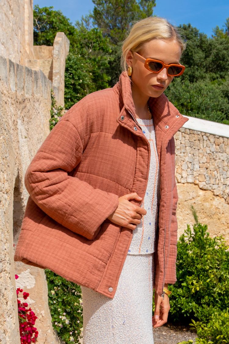 Luminare Jacket Terracotta sold by Verge Girl product image thumbnail 4