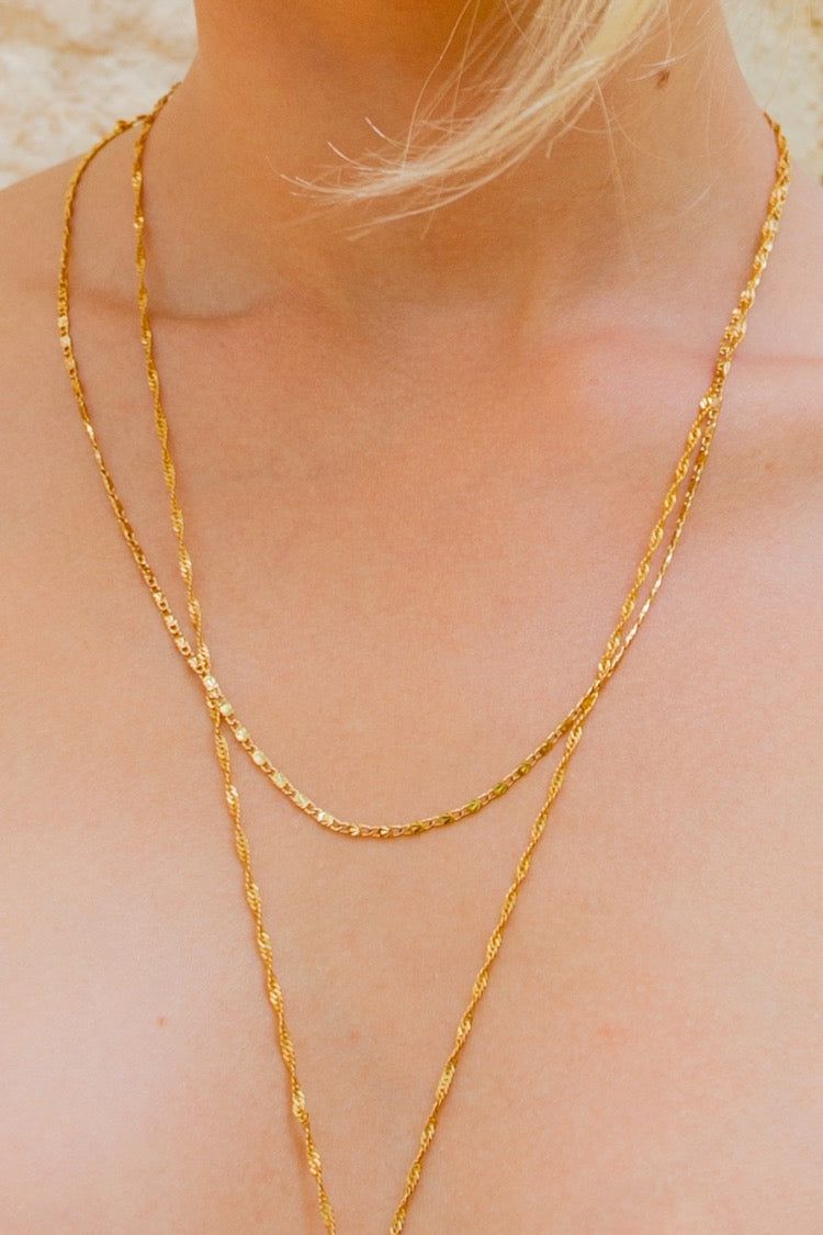 By Your Side Necklace Gold sold by Verge Girl
