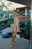 Chloe Linen Mini Dress Ace sold by Verge Girl