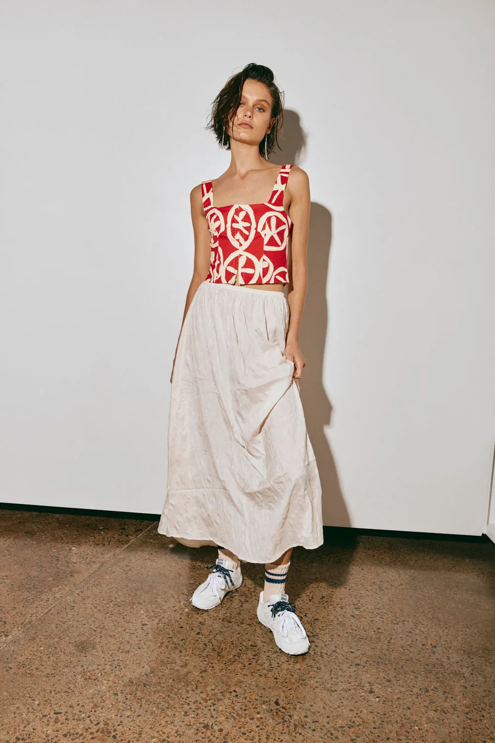 The Way To San Jose Top Print sold by Verge Girl product image thumbnail 4