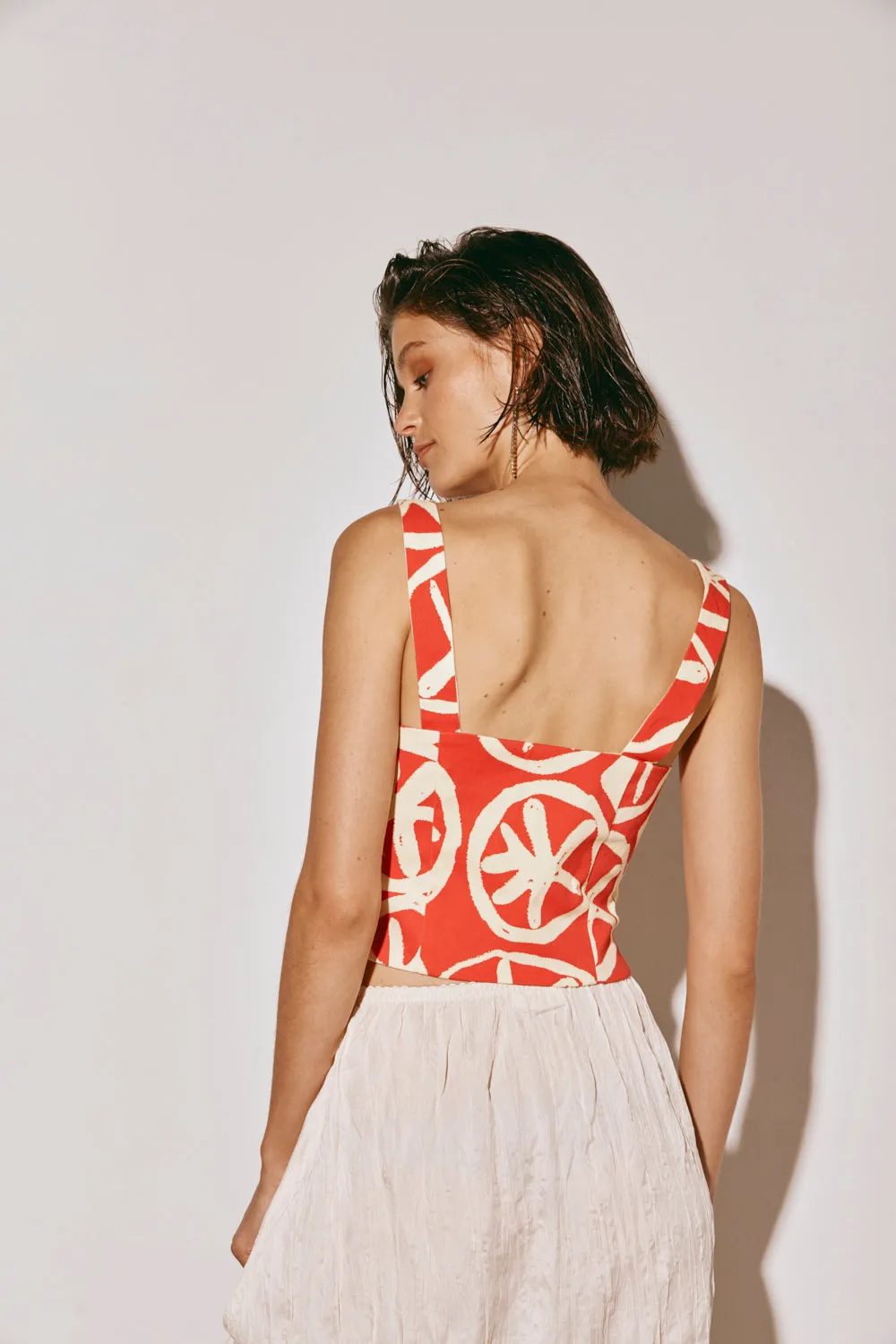 The Way To San Jose Top Print sold by Verge Girl product image thumbnail 2