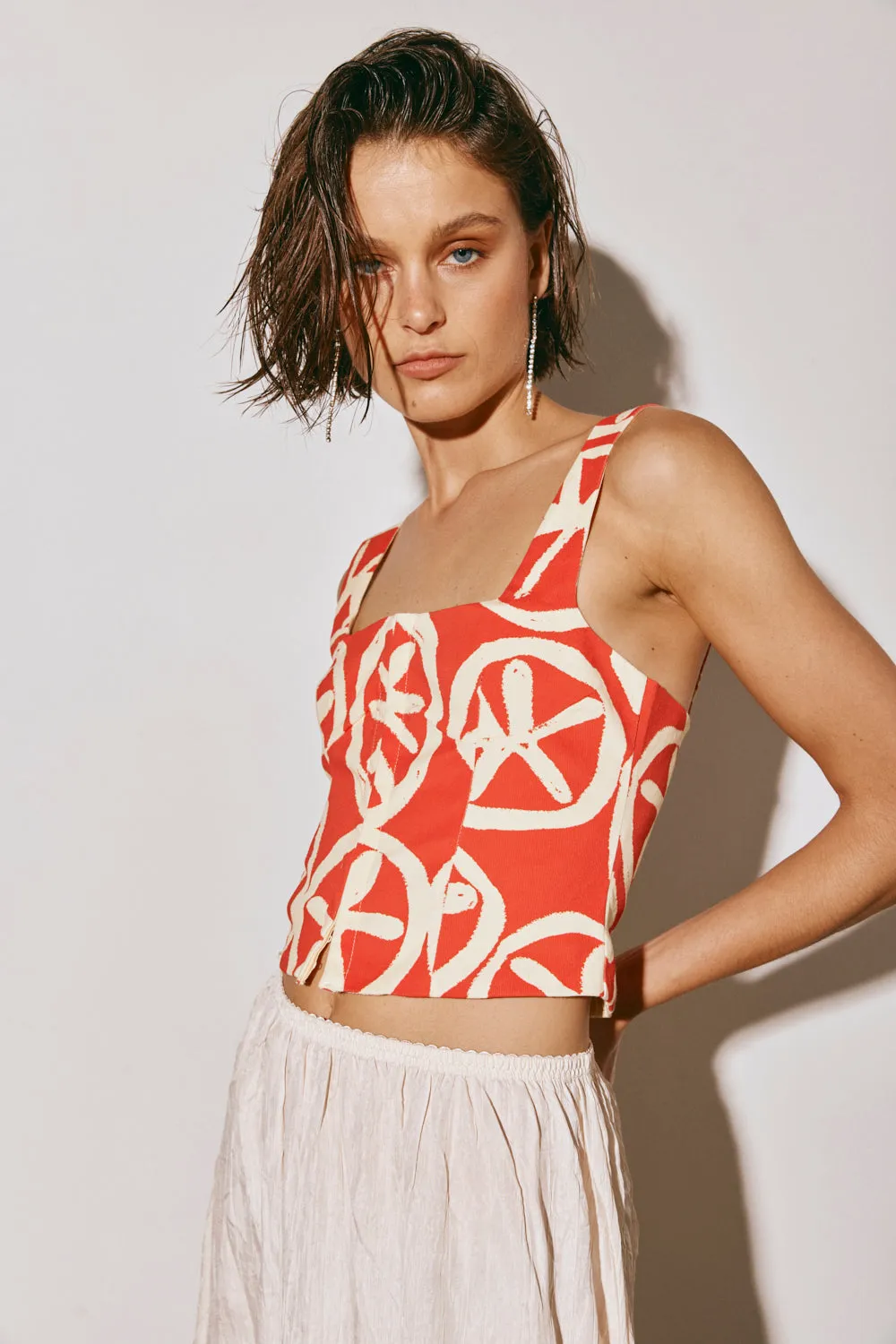 The Way To San Jose Top Print sold by Verge Girl product image thumbnail 5