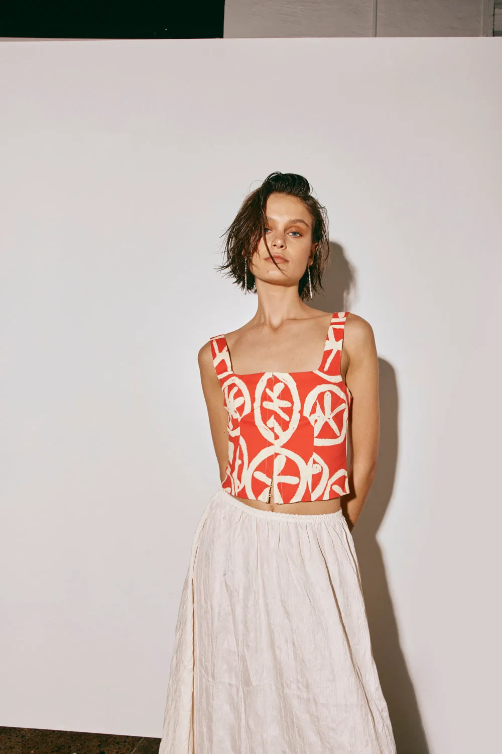 The Way To San Jose Top Print sold by Verge Girl product image thumbnail 3