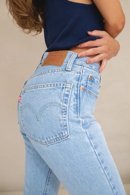 Levi's 501 Original Jeans // Blue sold by Verge Girl