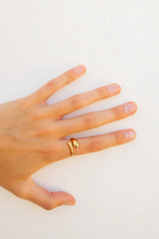 Into You Ring Gold sold by Verge Girl