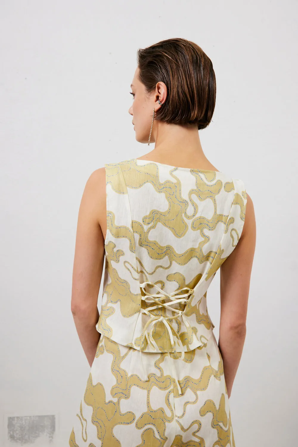 Celeste Linen Top Tropic sold by Verge Girl product image thumbnail 2