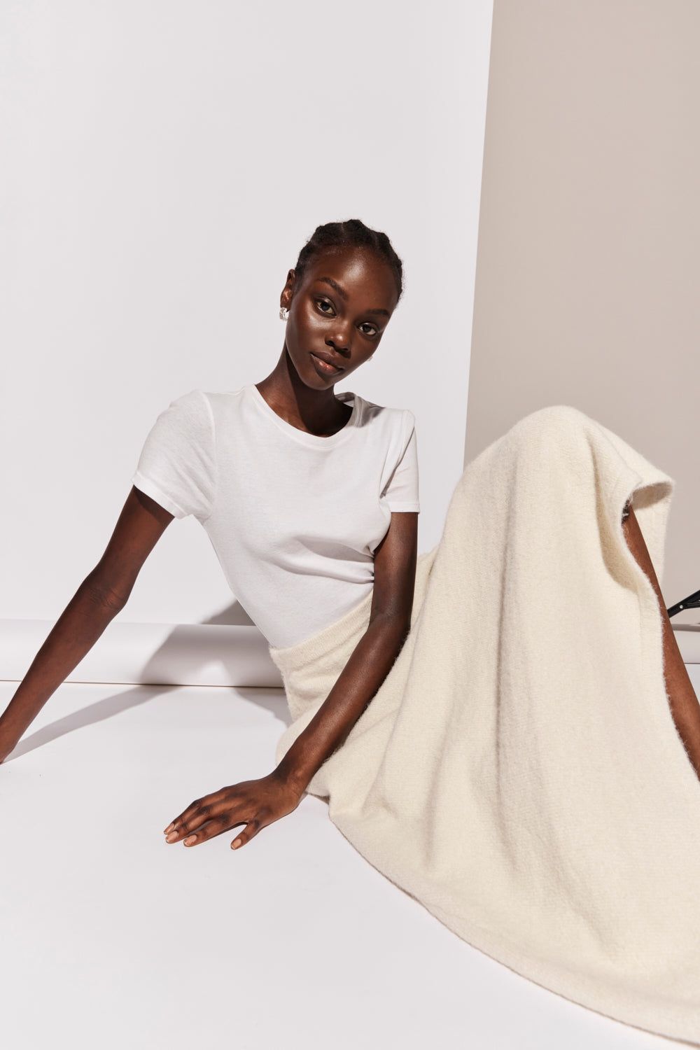 Lya Knit Maxi Skirt Marle sold by Verge Girl product image thumbnail 3