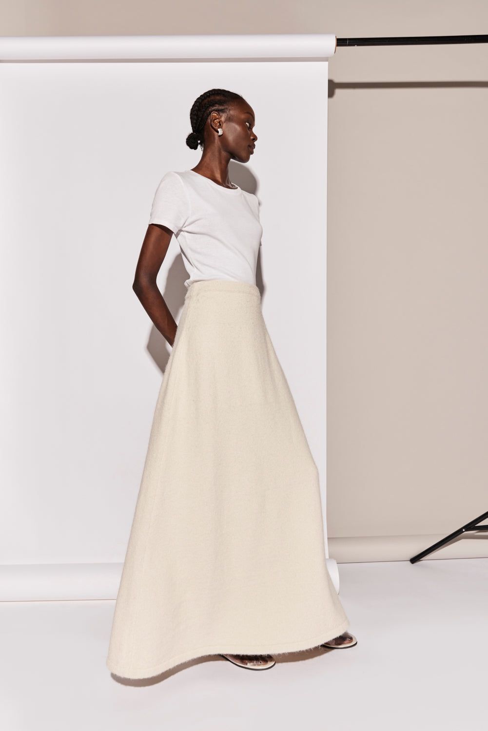 Lya Knit Maxi Skirt Marle sold by Verge Girl product image thumbnail 4