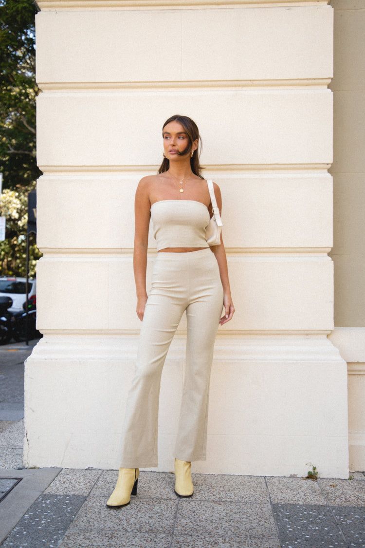 VRG GRL Style Icon Pants // Beige sold by Verge Girl product image thumbnail 3