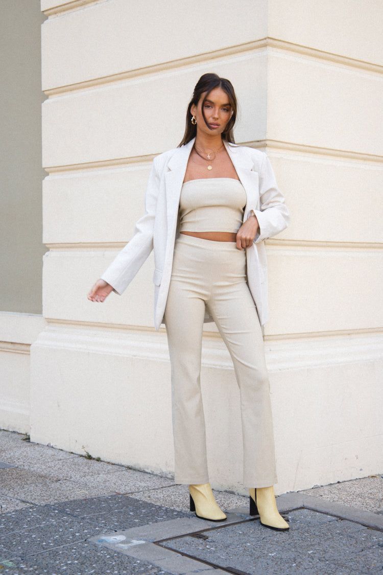 VRG GRL Style Icon Pants // Beige sold by Verge Girl product image thumbnail 4