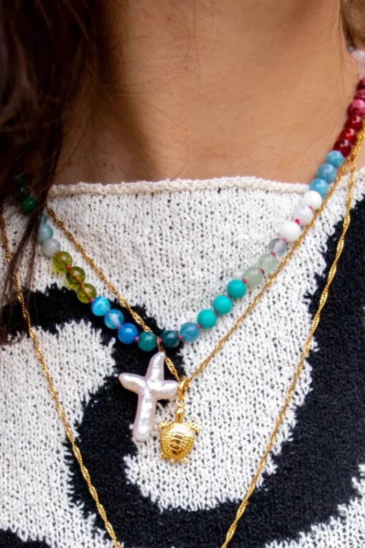 Power Moves Necklace Gold sold by Verge Girl