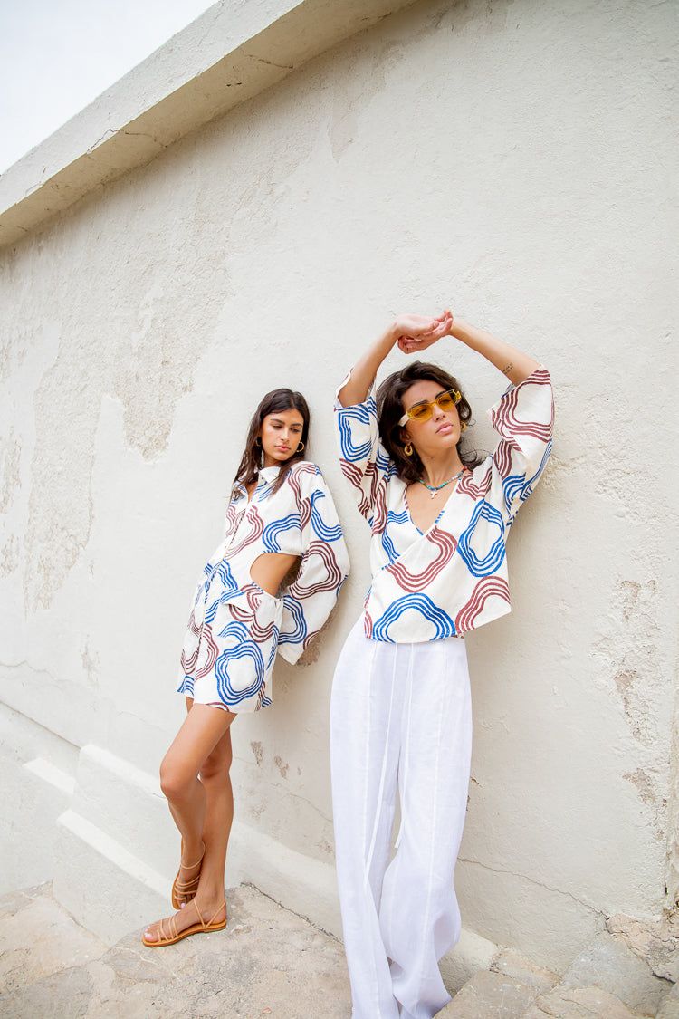 Mariella Tie Front Top Seville sold by Verge Girl product image thumbnail 5