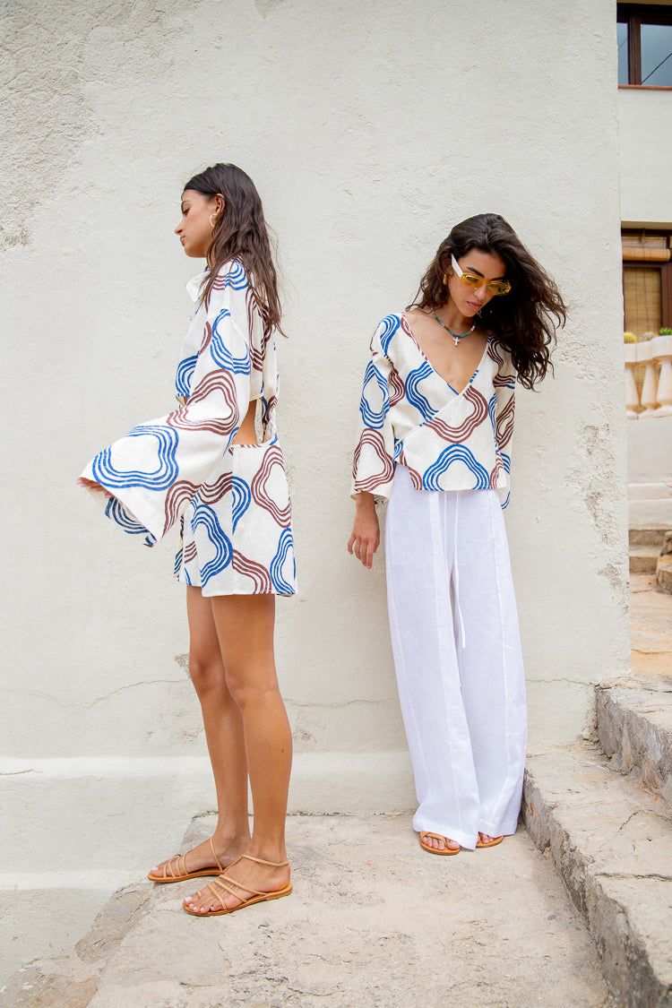 Mariella Tie Front Top Seville sold by Verge Girl product image thumbnail 2