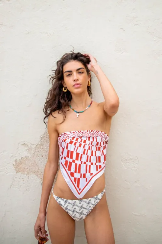 Casablanca Bandana Red sold by Verge Girl