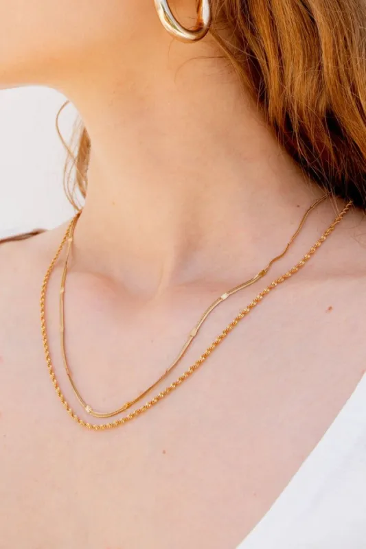 Future You Necklace Gold sold by Verge Girl