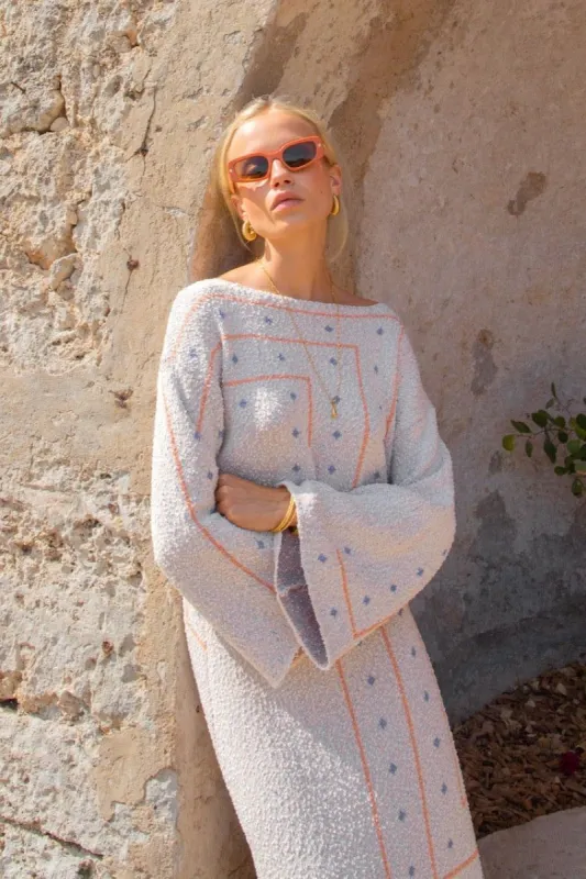 VRG GRL Her Culture Cropped Knit Jumper // El Cosmico sold by Verge Girl