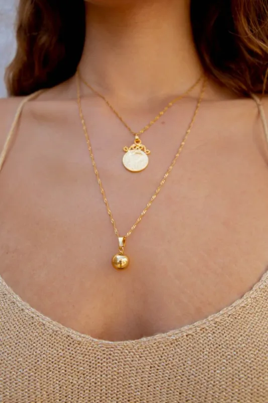 Precious Source Necklace Gold sold by Verge Girl