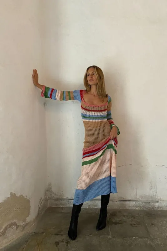 vrg grl work of art crochet maxi dress Vrg Grl Work of Art Crochet Maxi Dress