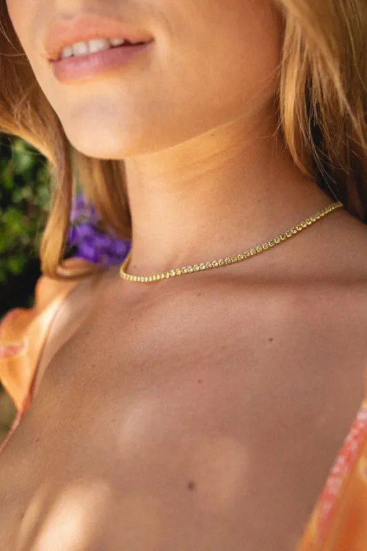 Radiance Necklace // Olive sold by Verge Girl