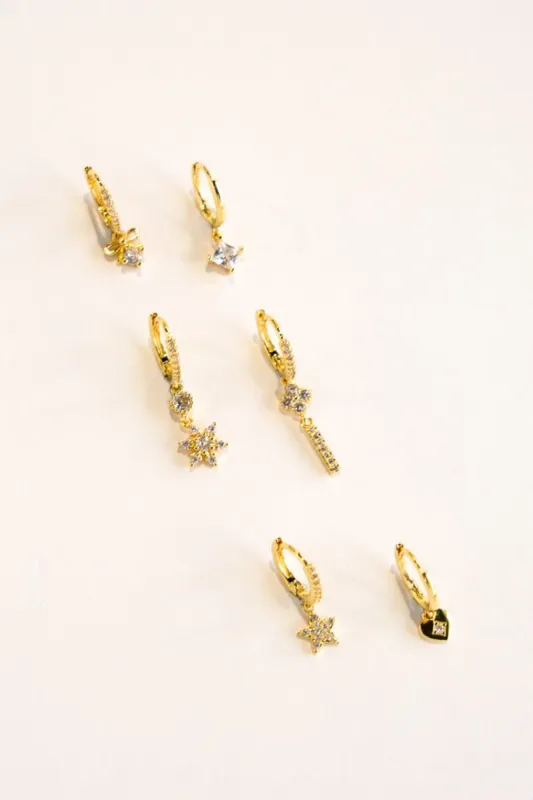 Arye Earring Set // Gold sold by Verge Girl