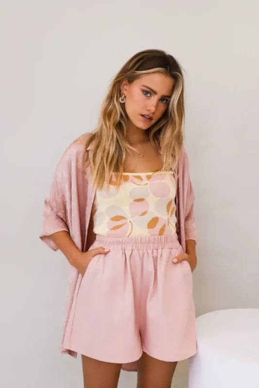 Ocean Dips Shorts Blush sold by Verge Girl
