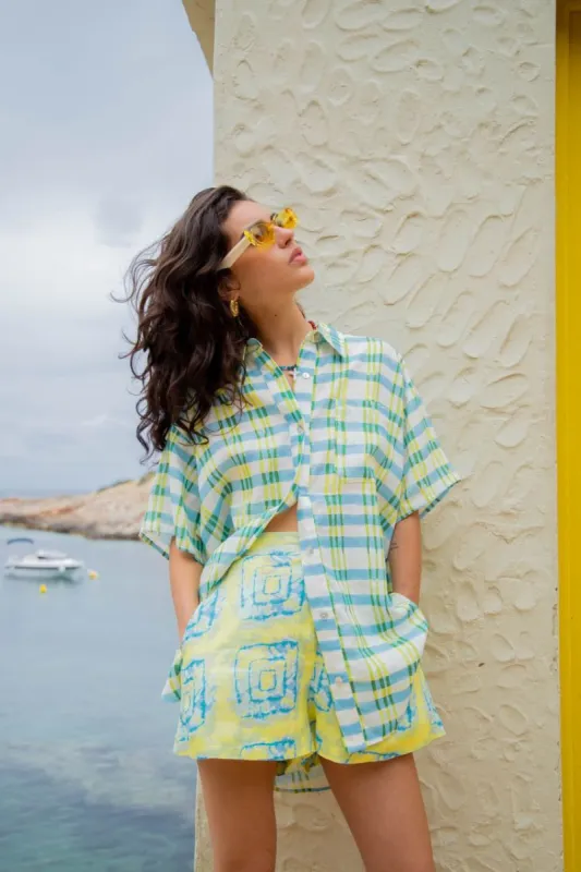 Euphoric Linen Shorts Solis sold by Verge Girl