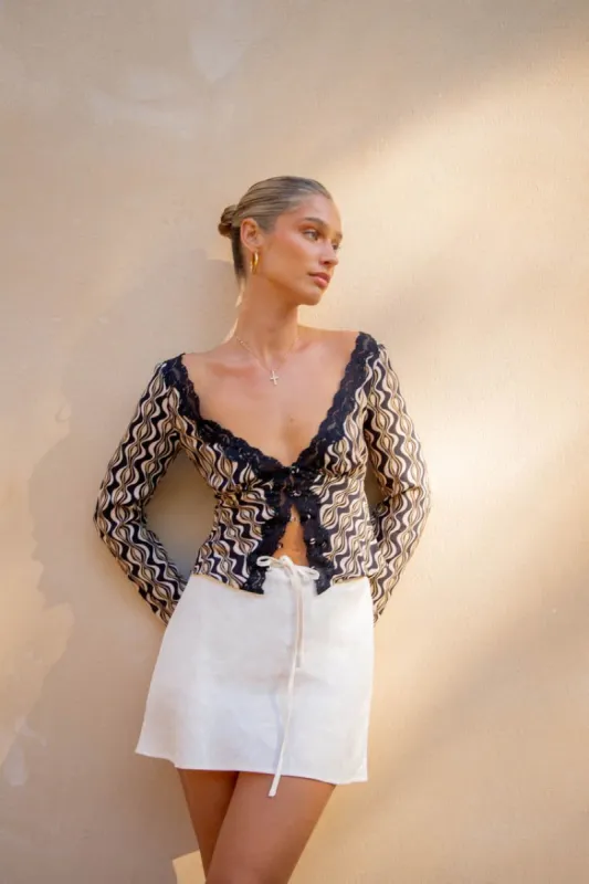 Body Of Work Top Black sold by Verge Girl