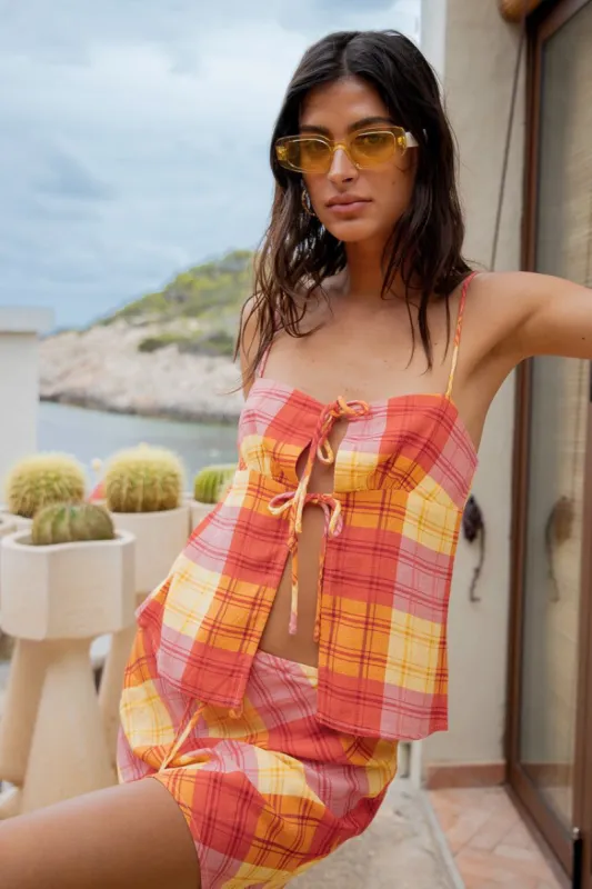 VRG GRL Siena Sunsets Cami // Check sold by Verge Girl