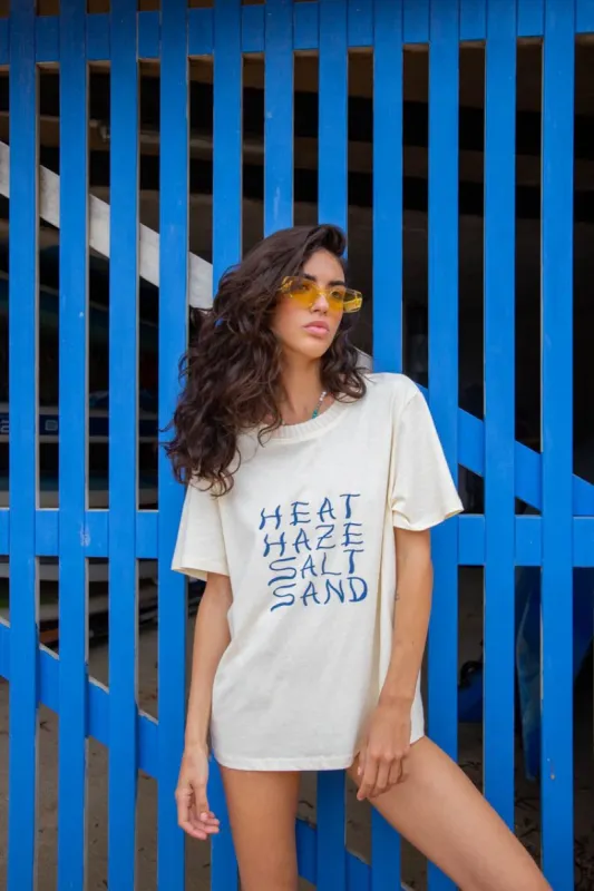Salt & Sand Tee Cream sold by Verge Girl