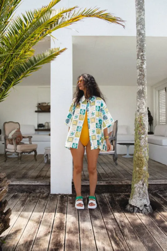 VRG GRL Wellness Club Button Up Shirt // Energy sold by Verge Girl