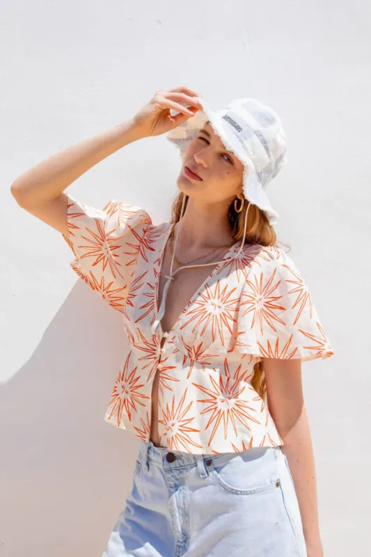 VRG GRL Lily Rose Knit Top // Cream sold by Verge Girl