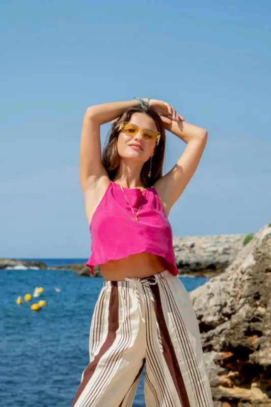 VRG GRL Olina Cami // Fuchsia sold by Verge Girl