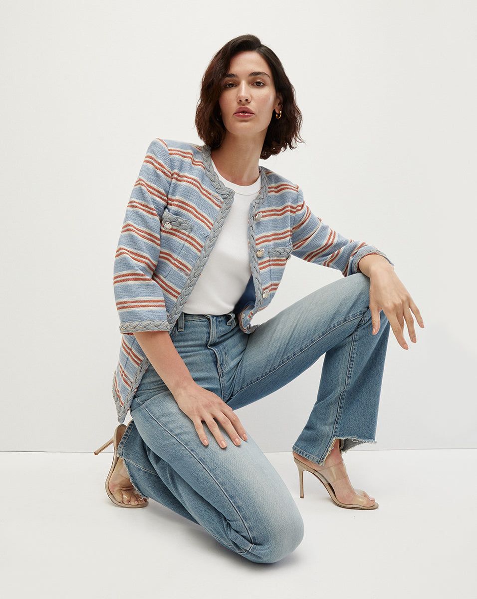 Ginerva Braided-Rope Tie Jacket sold by Veronica Beard product image thumbnail 5