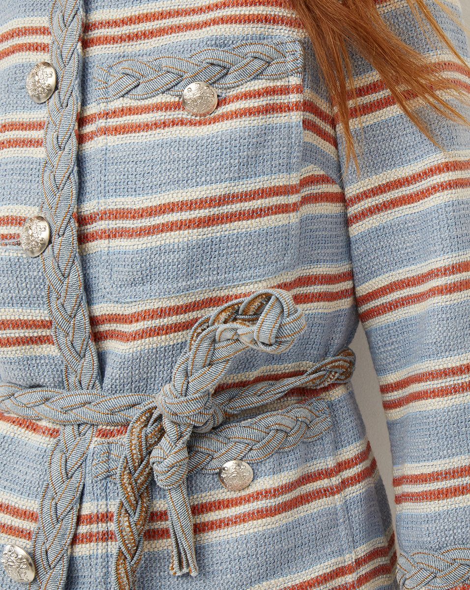 Ginerva Braided-Rope Tie Jacket sold by Veronica Beard product image thumbnail 3