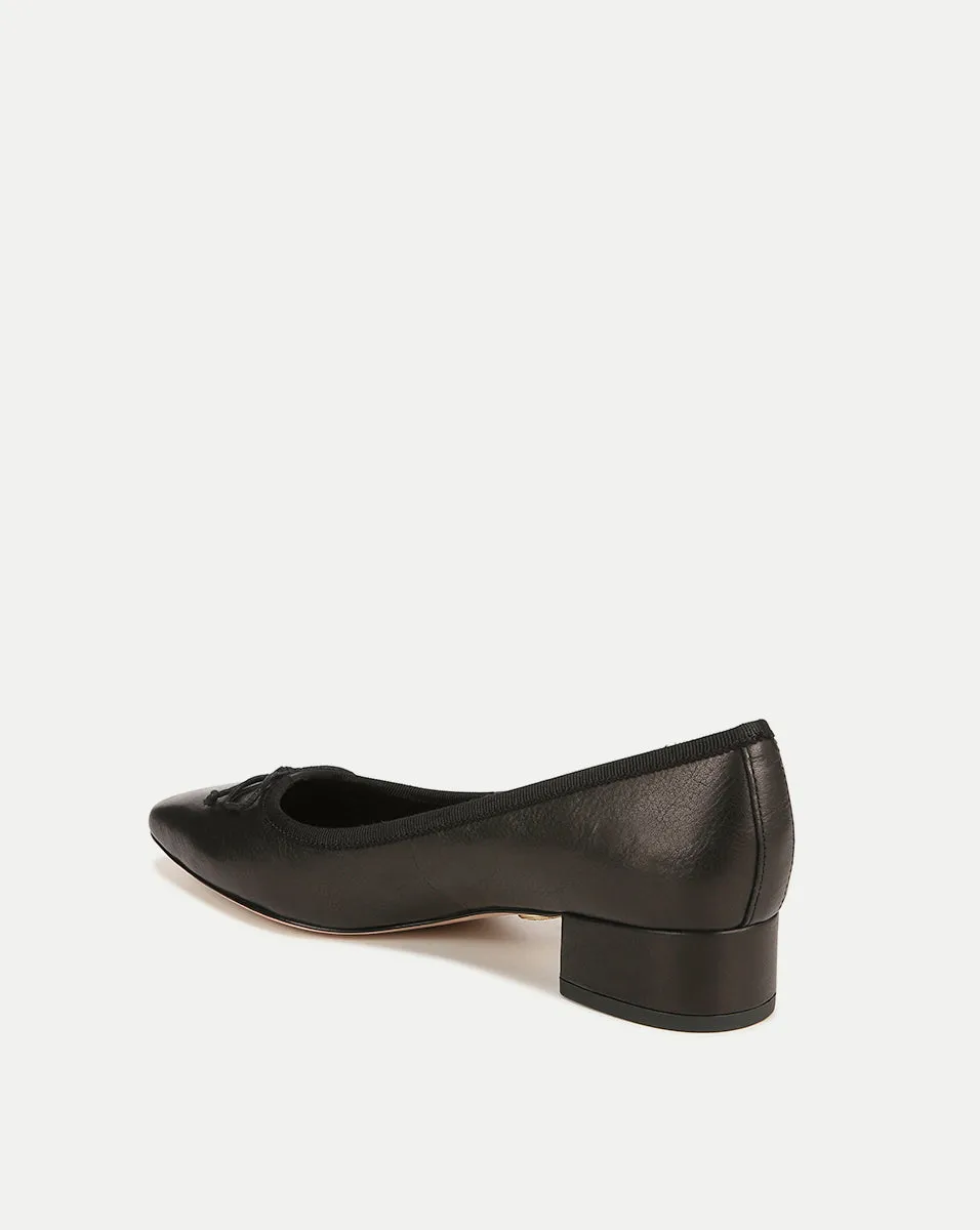 Cecile Leather Ballet Pump sold by Veronica Beard product image thumbnail 4