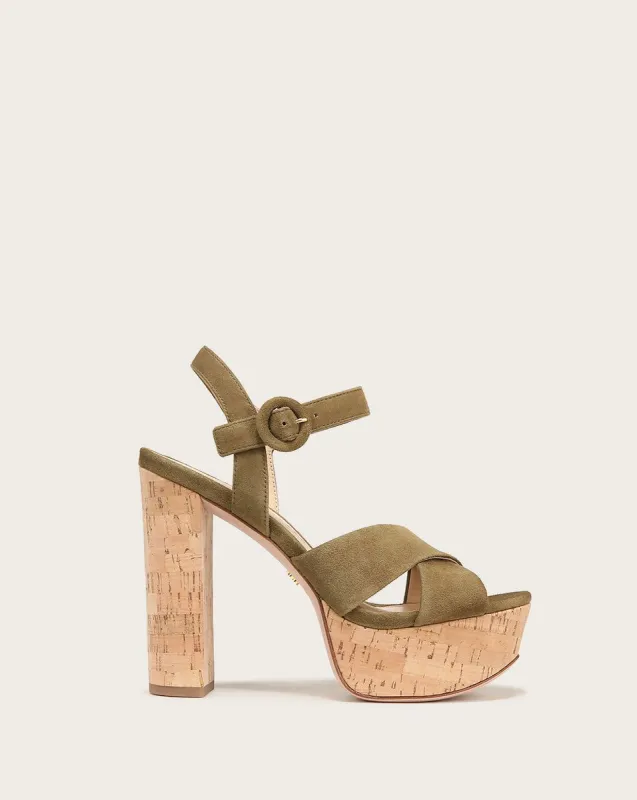 Lucille Platform Sandal sold by Veronica Beard