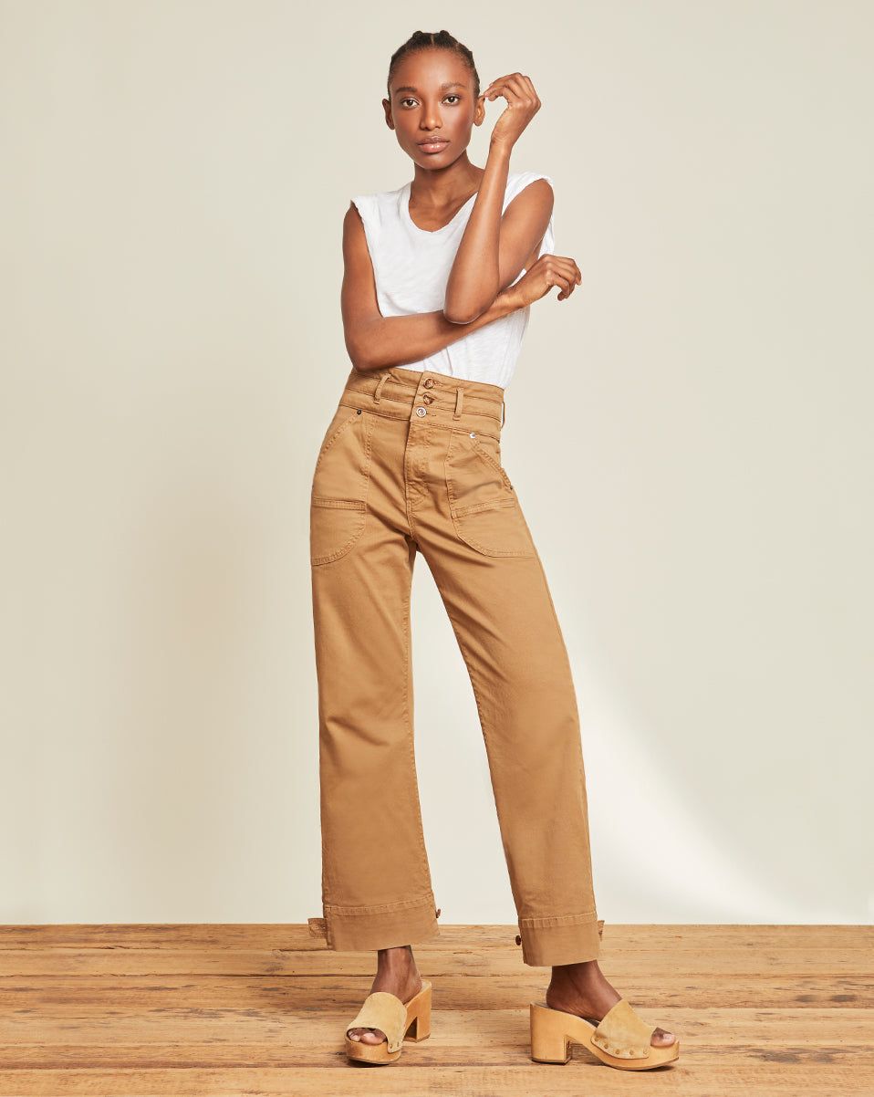Marley Ankle-Tab Pant sold by Veronica Beard