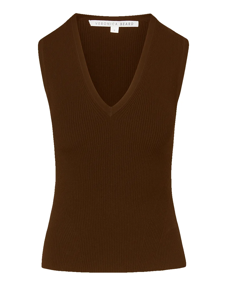 Sid Knit Tank Top sold by Veronica Beard product image thumbnail 4