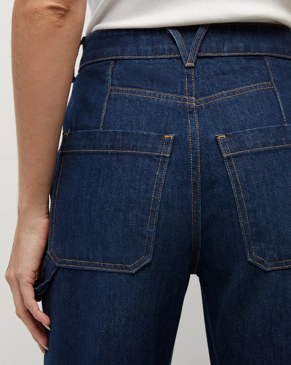 Dylan Cuffed Straight-Leg Jean sold by Veronica Beard product image thumbnail 3